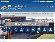 Tablet Screenshot of beulahparkschool.zion6.org
