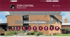 Desktop Screenshot of centralmiddleschool.zion6.org