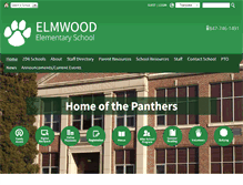 Tablet Screenshot of elmwoodschool.zion6.org